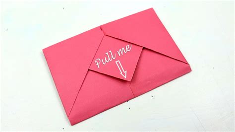 Surprise Envelope folding tutorial - How to make Origami Envelope with ...