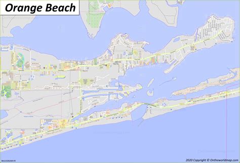 Orange Beach Map | Alabama, U.S. | Discover Orange Beach with Detailed Maps