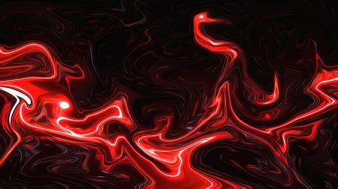 #abstract #fluid #liquid #artwork #ArtStation #red #neon #4K #wallpaper ...