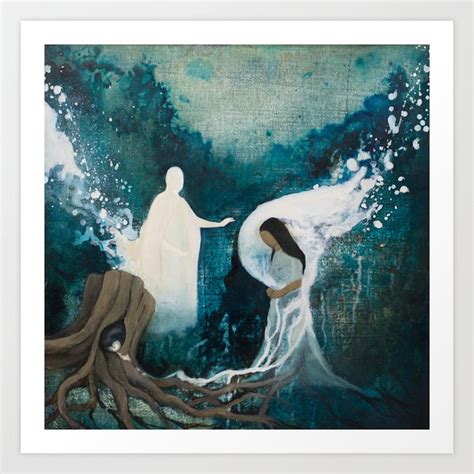 The Annunciation Art Print by Bette Dickinson | Society6