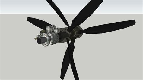 Contra-Rotating Propeller and Gearing | 3D Warehouse