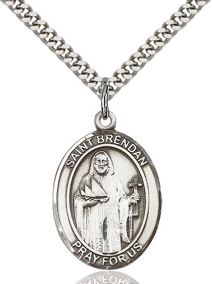 St. Brendan The Navigator Medal and Necklace – christianapostles.com