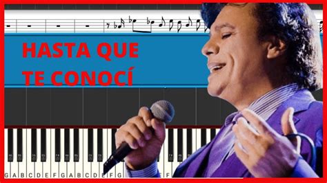 Juan Gabriel - Hasta que te conocí | Piano Tutorial | Midi - YouTube