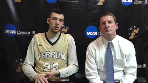 Ferrum Men's Basketball Postgame, 2/3/16 - YouTube