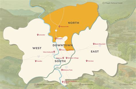 Asheville Nc Neighborhood Map - Shani Darrelle