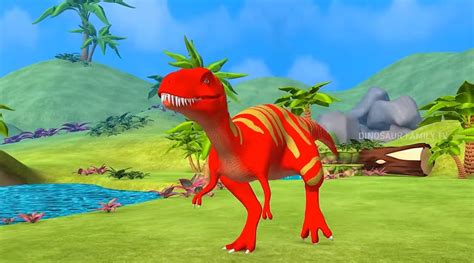 Red Trex Crazy Escape from Scary Dinosaur Skeletons Attack | Dinosaur ...