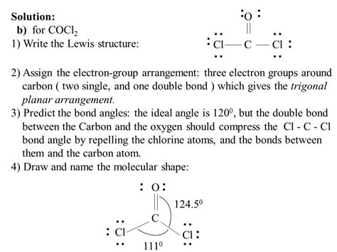 Cocl2 Lewis Structure Bond Angle - Draw Easy