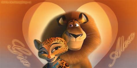 Gia and Alex in Love - Madagascar 3 Fan Art (32437240) - Fanpop