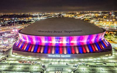 Download wallpapers Mercedes-Benz Superdome, New Orleans Saints Stadium ...