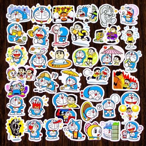 40 Pcs Doraemon Sticker Pack/Anime Stickers/Decorative | Etsy in 2020 ...