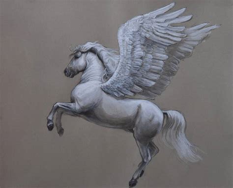 Pegasus Drawing by Tornike Tkemaladze | Saatchi Art