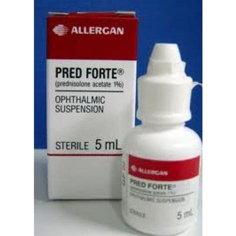 Pred- Forte Eye Drops (Prednisolone Acetate) at Rs 50/piece | Bajaria ...