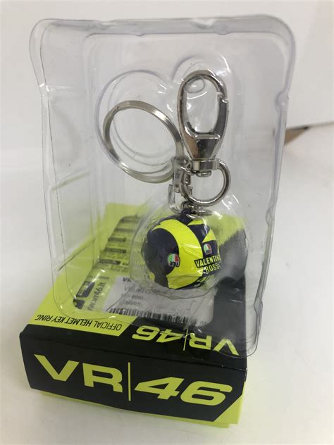 Genuine YAMAHA VR46 3D Helmet AGV Rossi THE DOCTOR Official Keyring ...