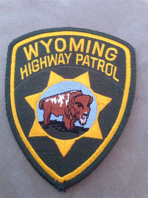 Wyoming Highway Patrol | Police patches, Police badge, Police