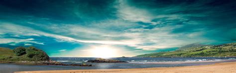 Panoramic Beach Wallpaper - WallpaperSafari