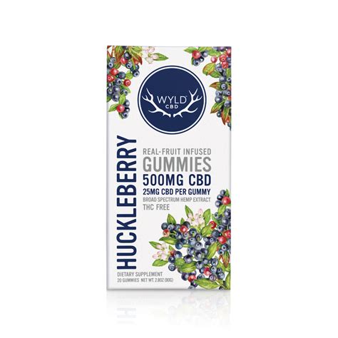 Wyld CBD Huckleberry Gummies