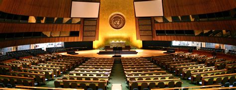 United Nations General Assembly at UN headquarters, New York city. - U ...