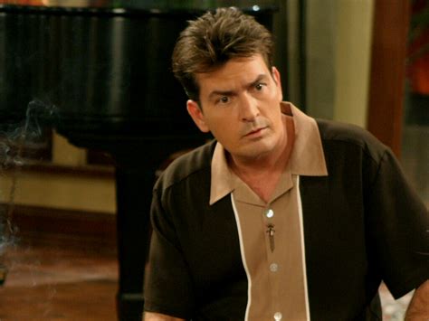 charlie's shirt #18 | Charlie sheen, Two half men, Two men