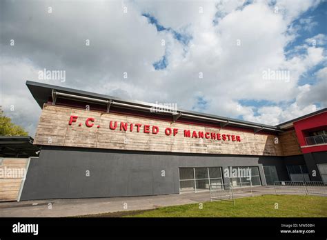 FC United of Manchester. Broadhurst Park Stadium Stock Photo - Alamy