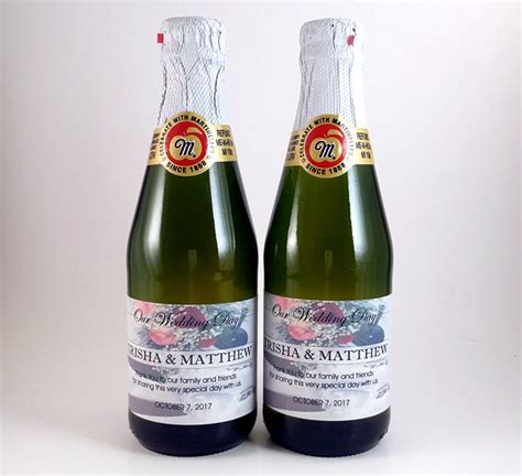 Personalized Sparkling Cider Mini Bottles - ITEM DISCONTINUED | Sweetly ...