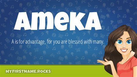 Ameka First Name Personality & Popularity