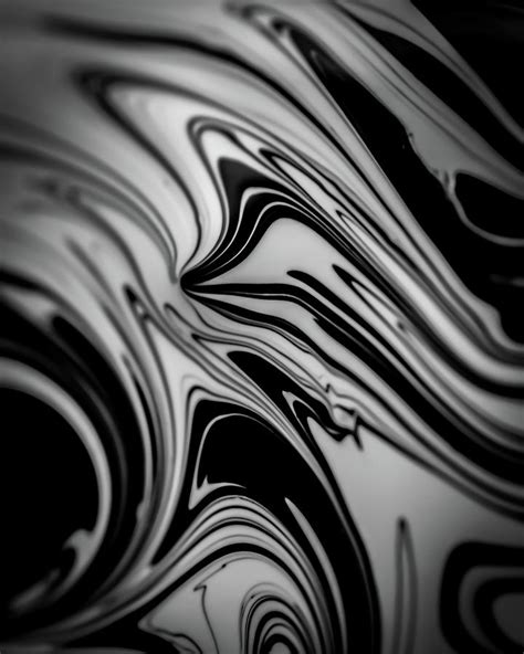 Swirls Black And White