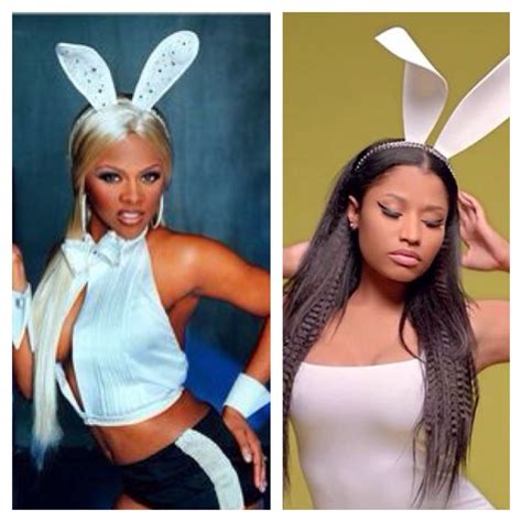 Lil kim was the first bunny then came lil nicki minaj bunny hoppin ...