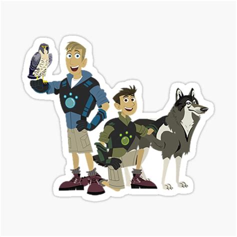 "Wild Kratts" Sticker for Sale by Parkid-s | Redbubble