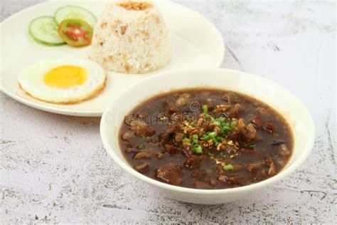 Freshly Cooked Filipino Food Called Beef Pares Stock Photo - Image of ...