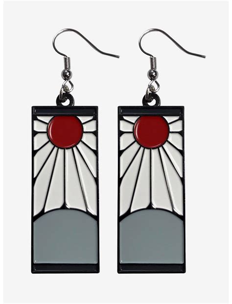 Demon Slayer: Kimetsu No Yaiba Tanjiro Hanafuda Earrings