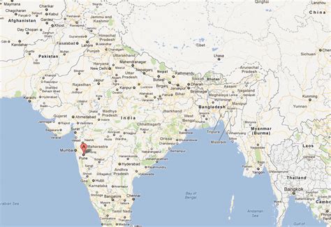 Pune Map - India