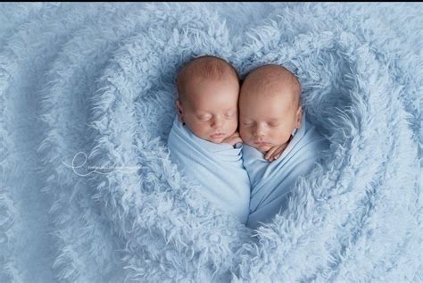 Twin Newborn Photoshoot Ideas - IDEASQB