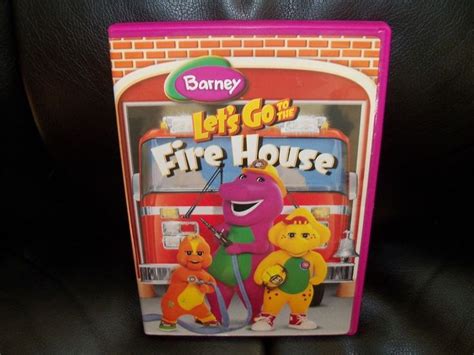 Barney: Let's Go to the Fire House DVD | House fire, Barney, Letting go