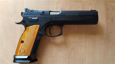 CZ 75 Tactical Sport Orange 9mm | Shooters Choice 2014