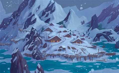 ArtStation - Icewind dale concept art