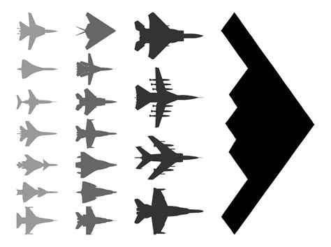 Free Bomber Plane Silhouette, Download Free Bomber Plane Silhouette png ...