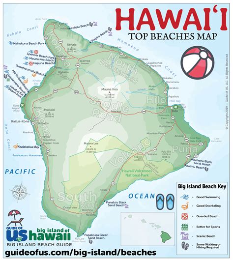 Map Of Big Island Hawaii - Map Of South America