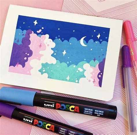 Pin by Abby Cabagay on future theme | Marker art, Pen art, Gouache art