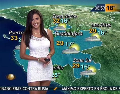 Mexican weather reporter Susana Almeida | The sexiest weather girls in ...