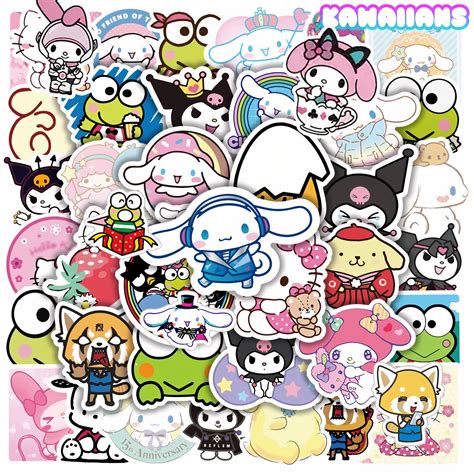 Buy KAWAIIANS 100PCS Kawaii Stickers, Vinyl Waterproof Cute Stickers ...