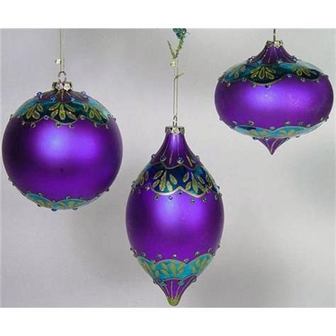 For the Love of Purple | Purple christmas ornaments, Purple christmas ...