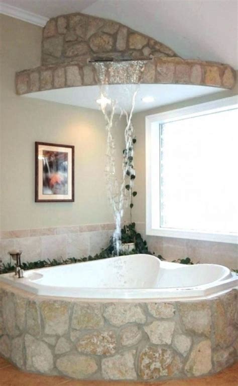 30+ Small Bathroom Tub Shower Combo Ideas | Corner jacuzzi tub ...