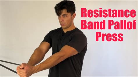 [How To] Resistance Band Pallof Press - YouTube