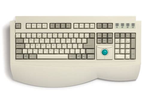 Trackball keyboard, PS/2 : KBC-3750PS2 : The Keyboard Company