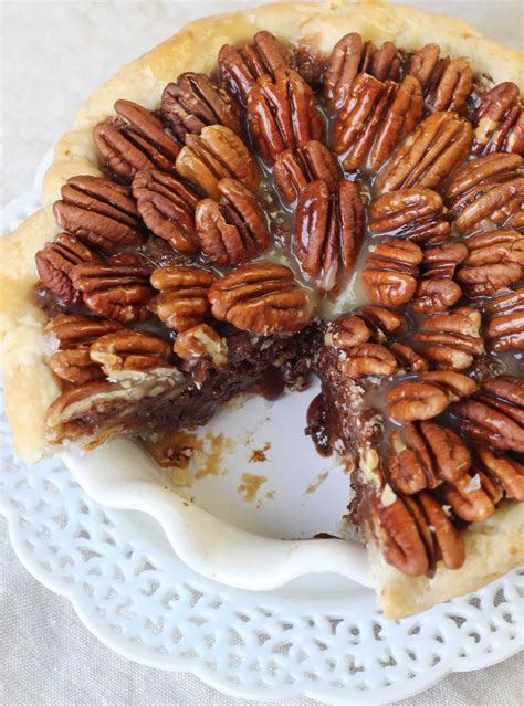 Salted Caramel Chocolate Pecan Pie - American Heritage Cooking