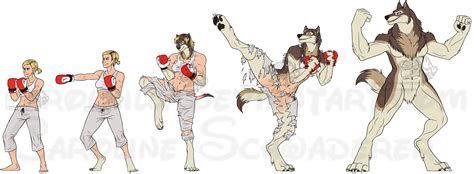 WereWolf Transformation - Commission | Werewolf, Spirit animal art, Tf art