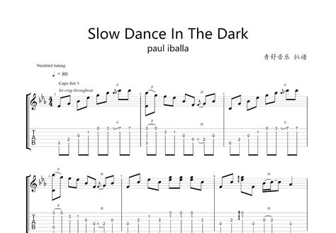 SLOW DANCING IN THE DARK吉他谱_Joji_C调指弹 - 吉他世界