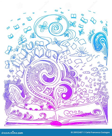 Book Sketch Doodles Vector Royalty Free Stock Photography - Image: 28932407