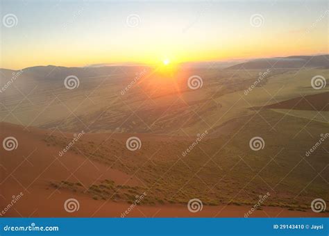 Beautiful Sunrise Dunes of Namib Desert, Africa Stock Photo - Image of ...