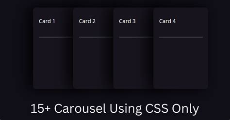 23+ Carousel CSS Only (Demo + Code)